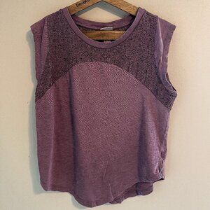 VGUC Mossimo | Small | Purple Lace Sleeveless Top
